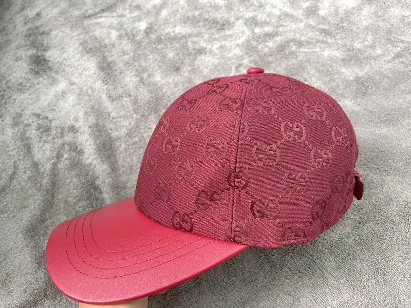 baseball cap met GG-patroon
