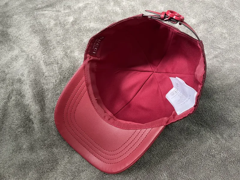 baseball cap met GG-patroon
