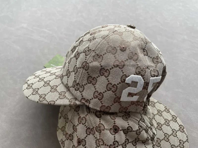 canvas baseball cap beige GG monogram