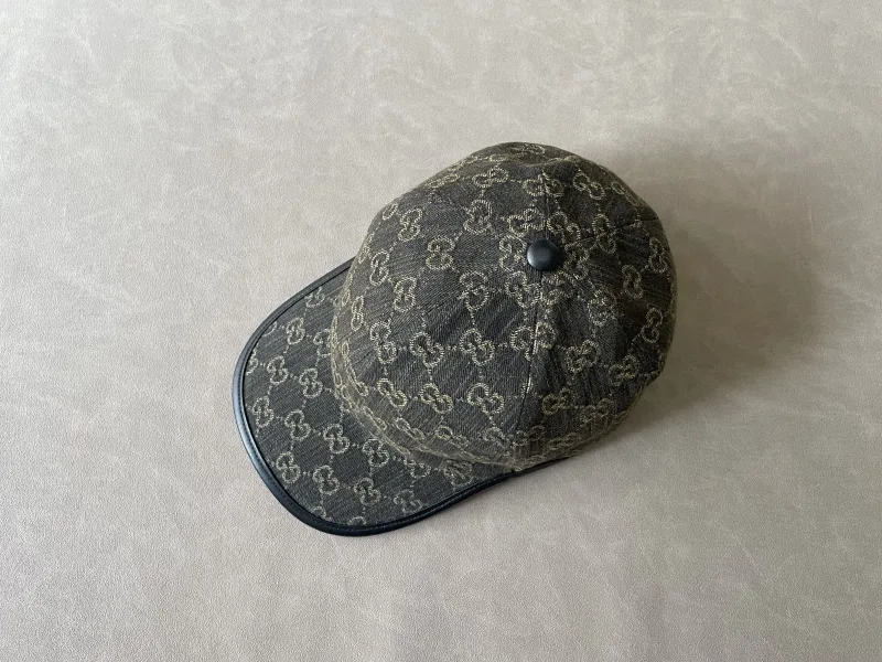 baseball cap met GG-patroon