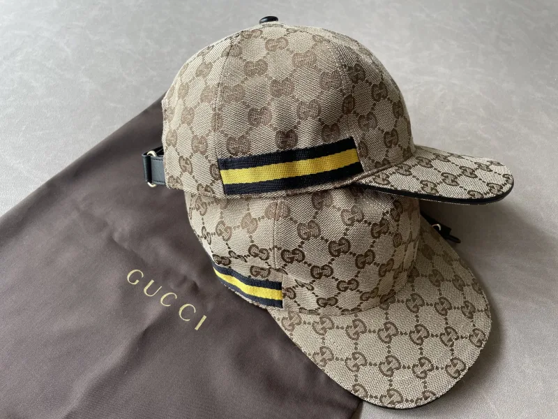 Baseball Cap GG Canvas