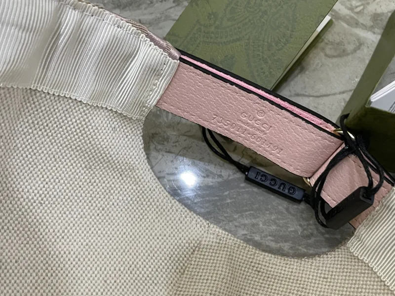 Baseball Cap Beige/Roze GG Print