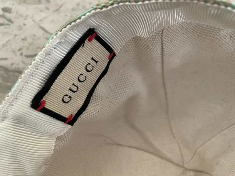 Baseballcap met GG-patroon