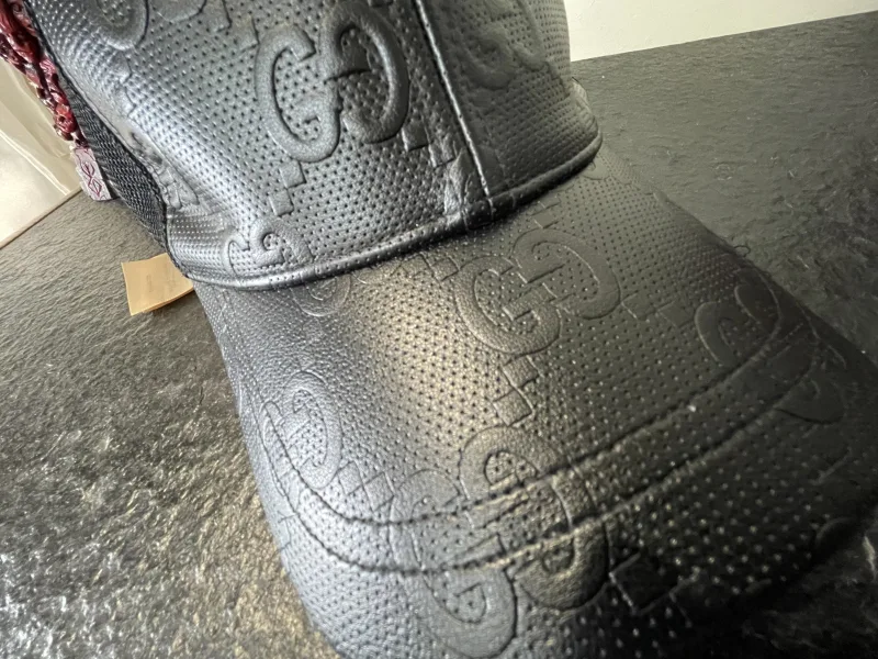 baseball cap met GG print