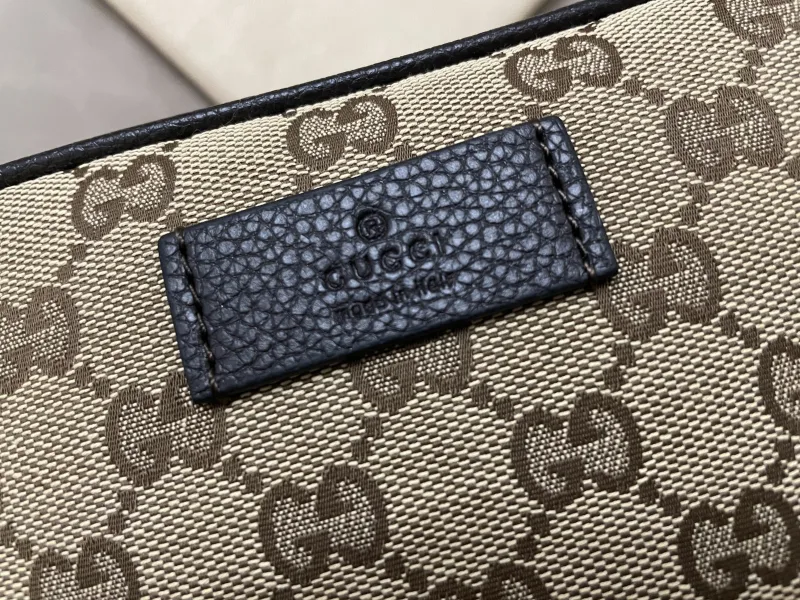 Canvas Monogram Crossbody Bag