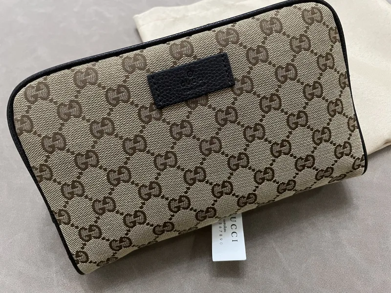 Canvas Monogram Crossbody Bag