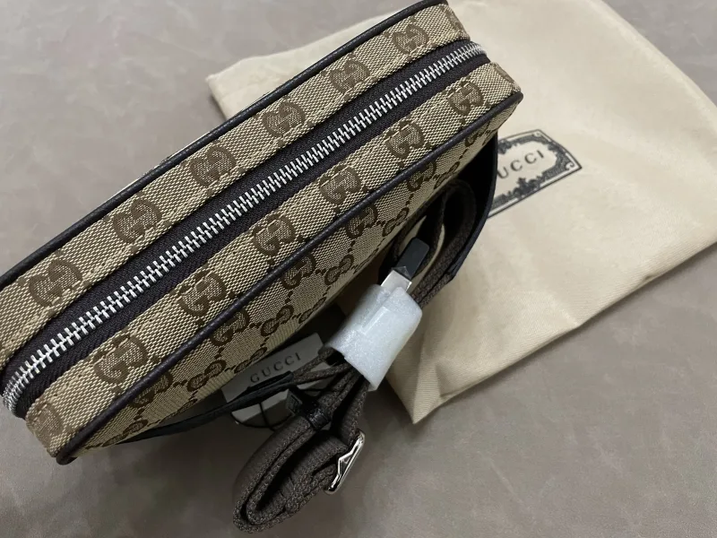 Canvas Monogram Crossbody Bag