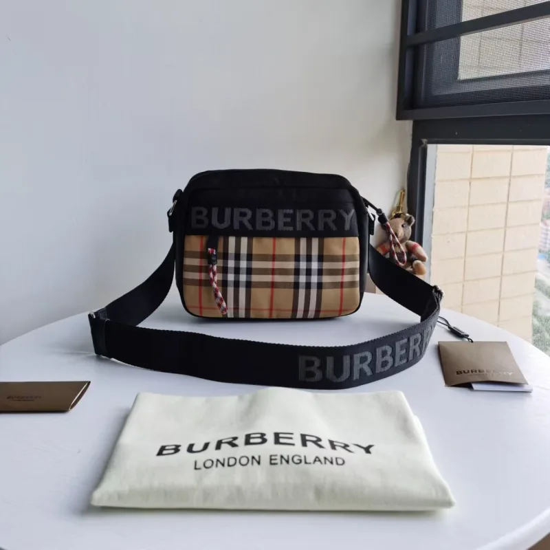 crossbody tas met logo band