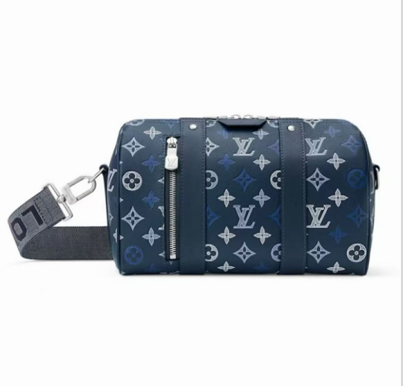 monogram messenger bag