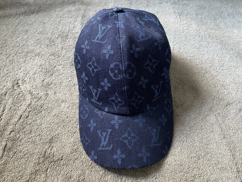 Vintage baseball cap met monogram
