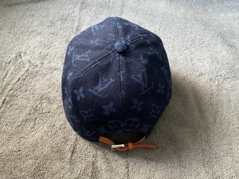 Vintage baseball cap met monogram