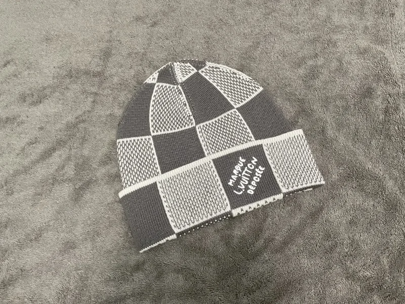 Damier Knit Beanie