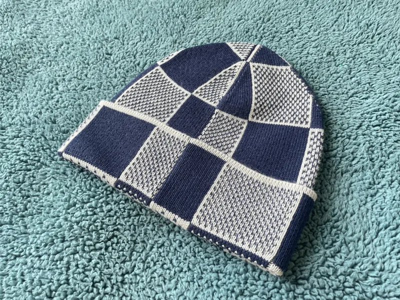Checkered Beanie