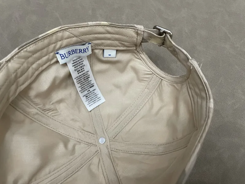 baseball cap check pattern