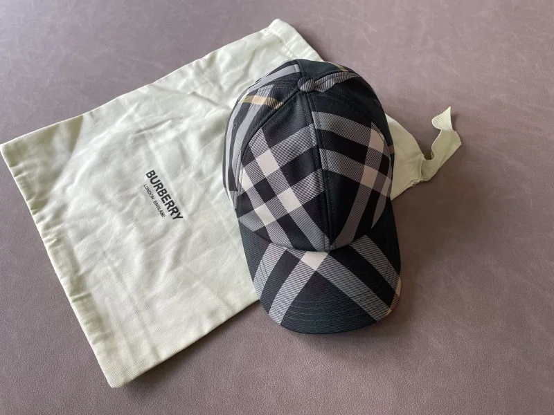 Signature Check Baseball Cap