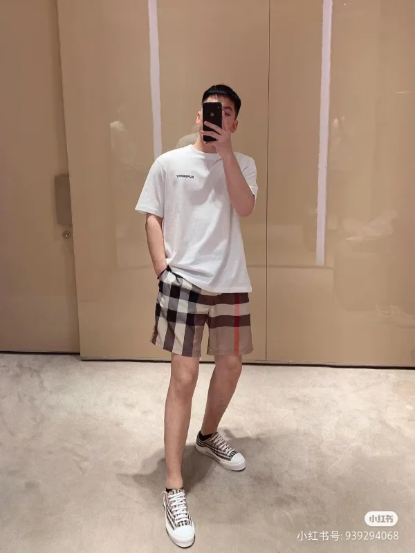 geruite zwemshorts
