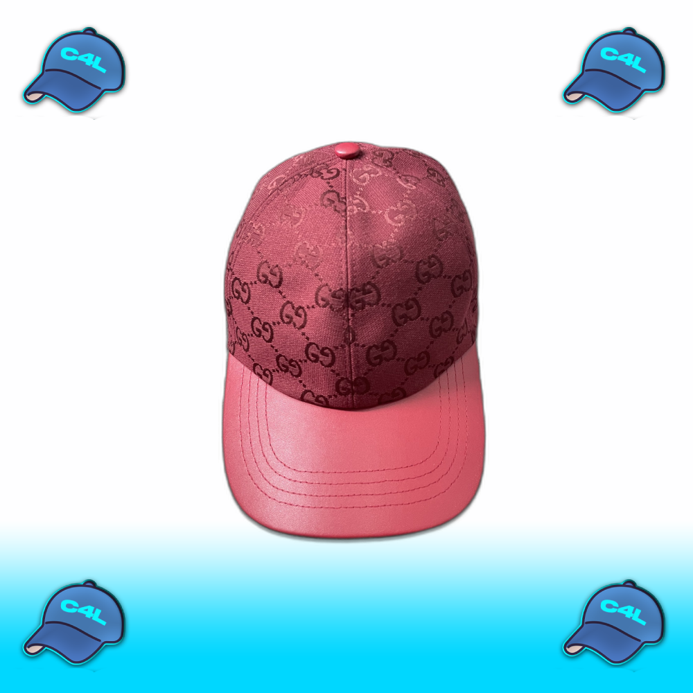 baseball cap met GG-patroon