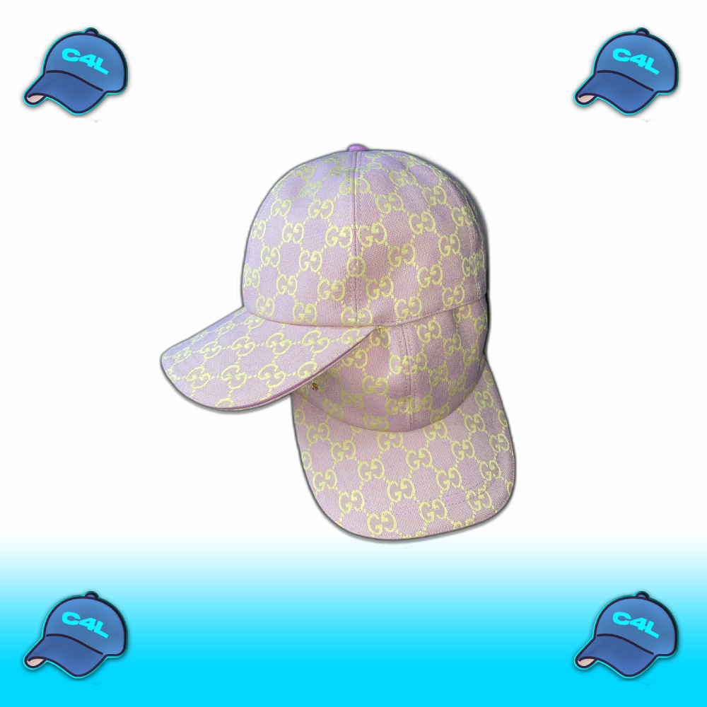 baseball cap met GG-patroon