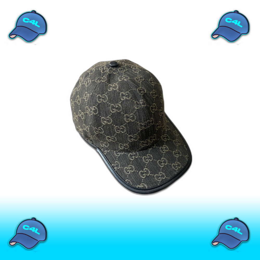 baseball cap met GG-patroon
