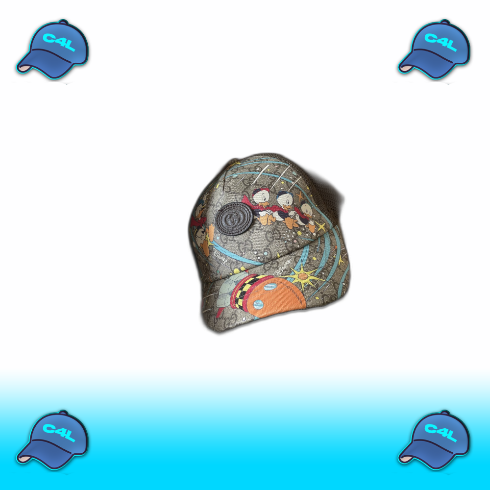 baseball cap with Disney Donald Duck print