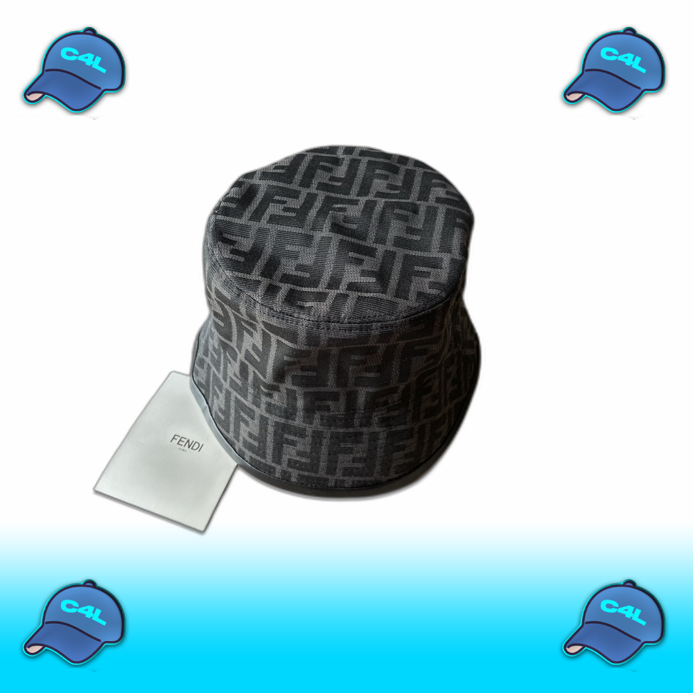 Bucket Hat met FF Patroon