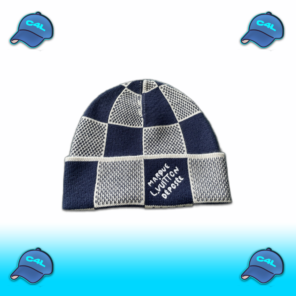 Checkered Beanie