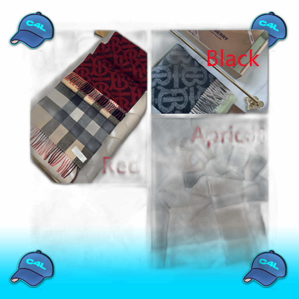 Iconische plaid sjaal met logo