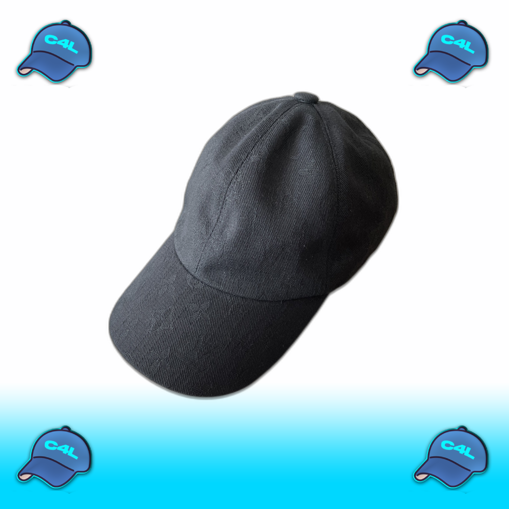 baseball cap logo print